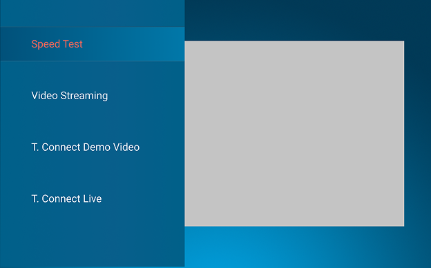 Side menu navigation